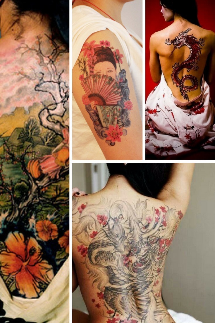 Japanisches Tattoo Die 20 schönsten japanischen Tätowierungen für Frauen