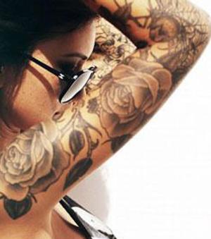 Schulter frauen tattoo Tattoo Schulterblatt