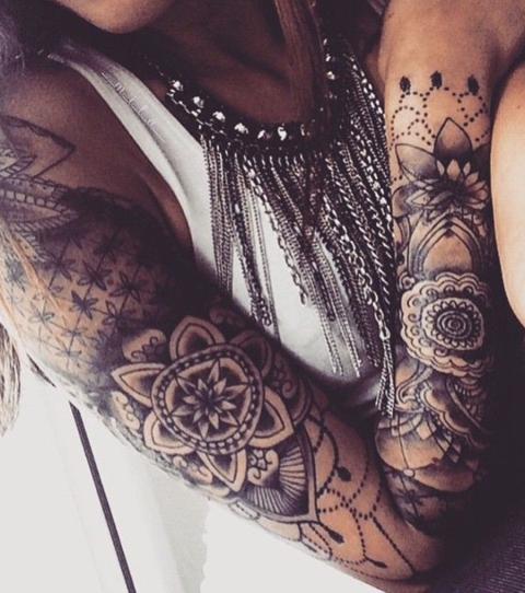 Mandala tattoo frauen arm 30+ Best