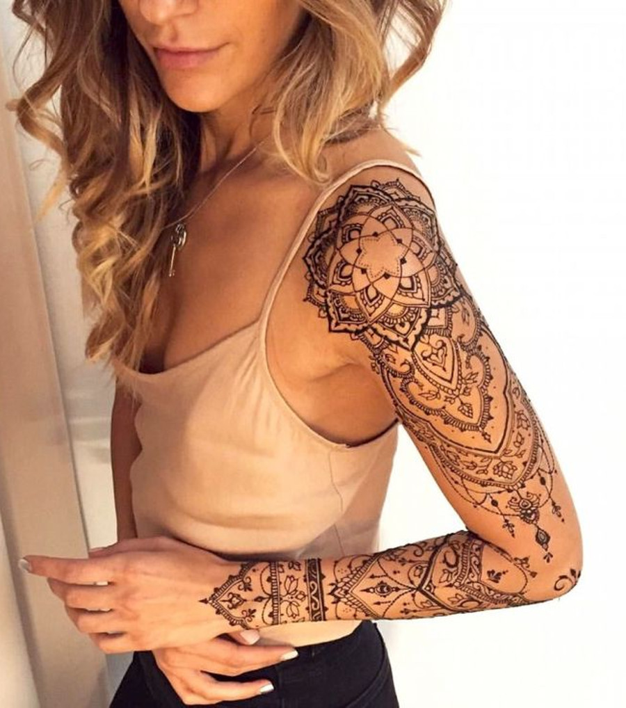 Arm tattoos mandala frauen 30+ Best