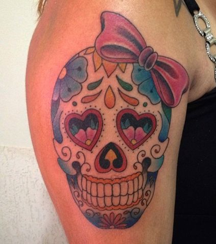 Mexikanisches Totenkopftattoo Tattoo Ideen Zur Inspiration